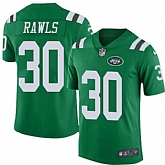 Nike Men & Women & Youth Jets 30 Thomas Rawls Green Color Rush Limited Jersey,baseball caps,new era cap wholesale,wholesale hats